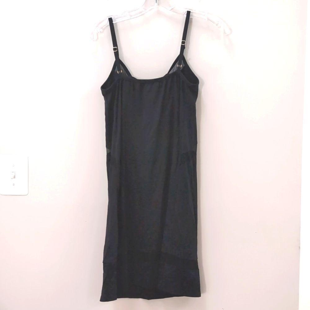 NWOT Honeylove Black Mesh-Trim Chemise Slip/Nighty, Small. - Picture 5 of 8